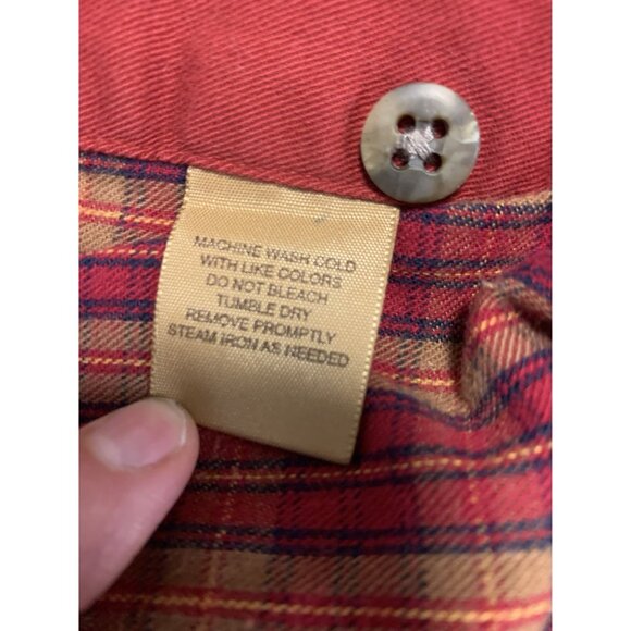 St. John's Bay Heavy Plaid Lined Button Up Jacket Size L - Picture 8 of 10